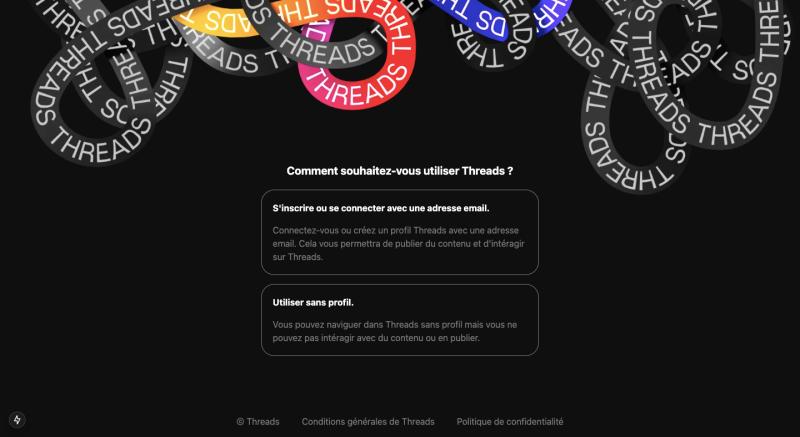 Clône de "Threads"